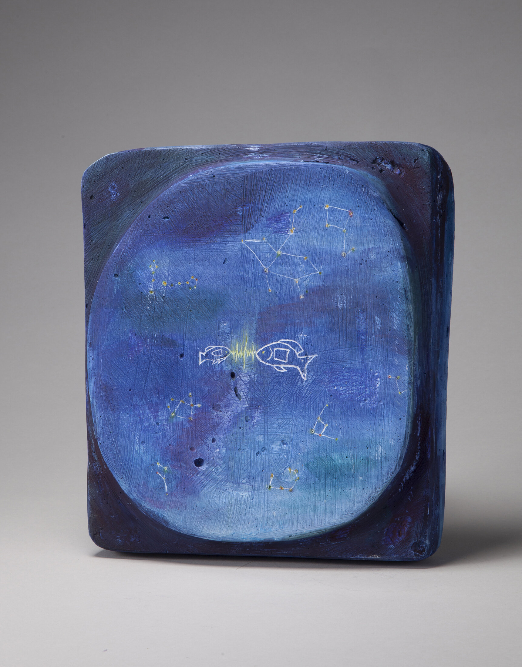 공명 26 X 23 X 3 Cm Watercolor On Plaster 2015