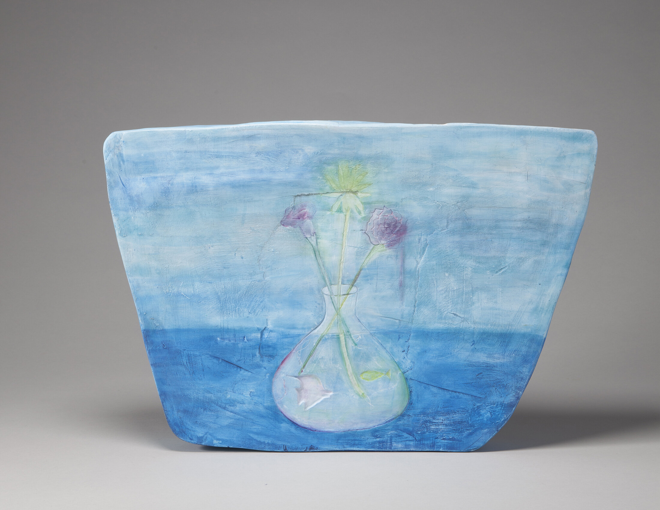 공생 31 X 46 X 5.5 Cm Watercolor On Plaster 2015 Sold Out