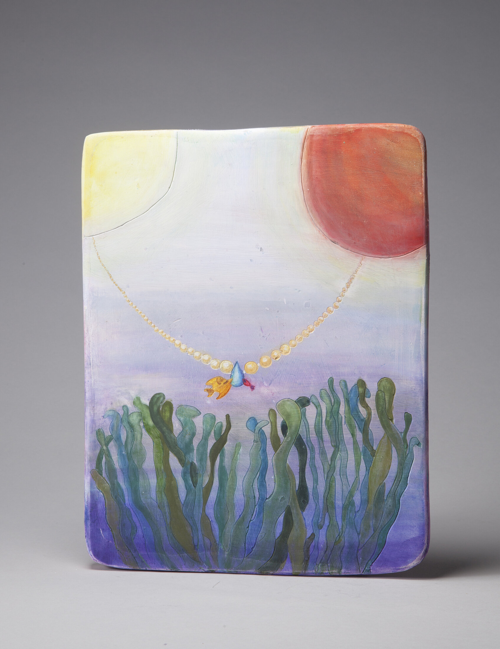 칠석 33 X 25 X 1 Cm Watercolor On Plaster 2015