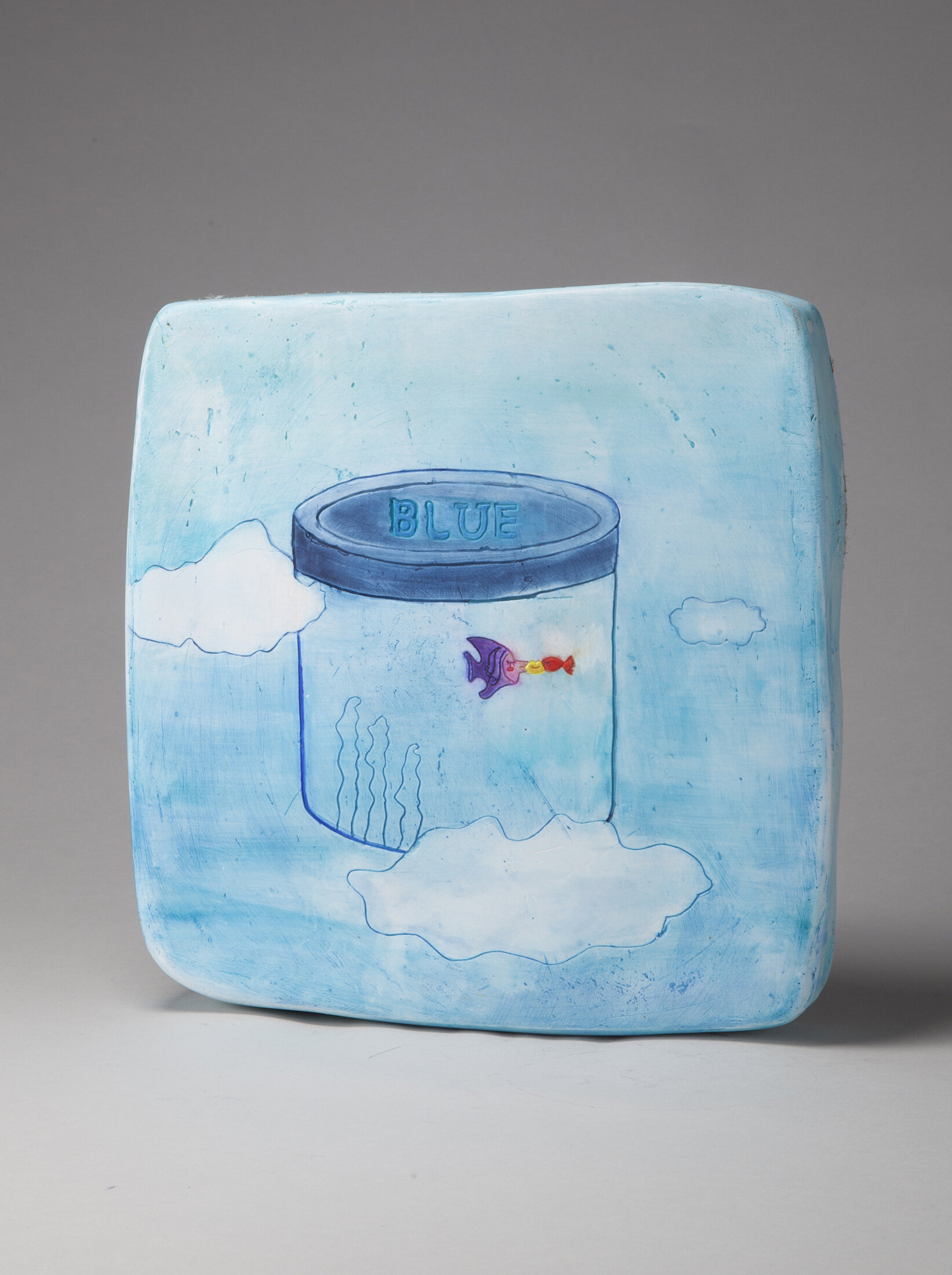 너와의 기적 같은 시간 35.2 X 19 X 4 Cm Watercolor On Plaster 2015