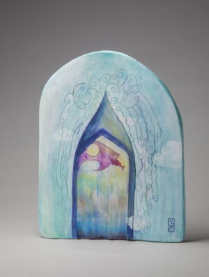 곤돌라 31x25x2cm Watercolor On Plaster 2015